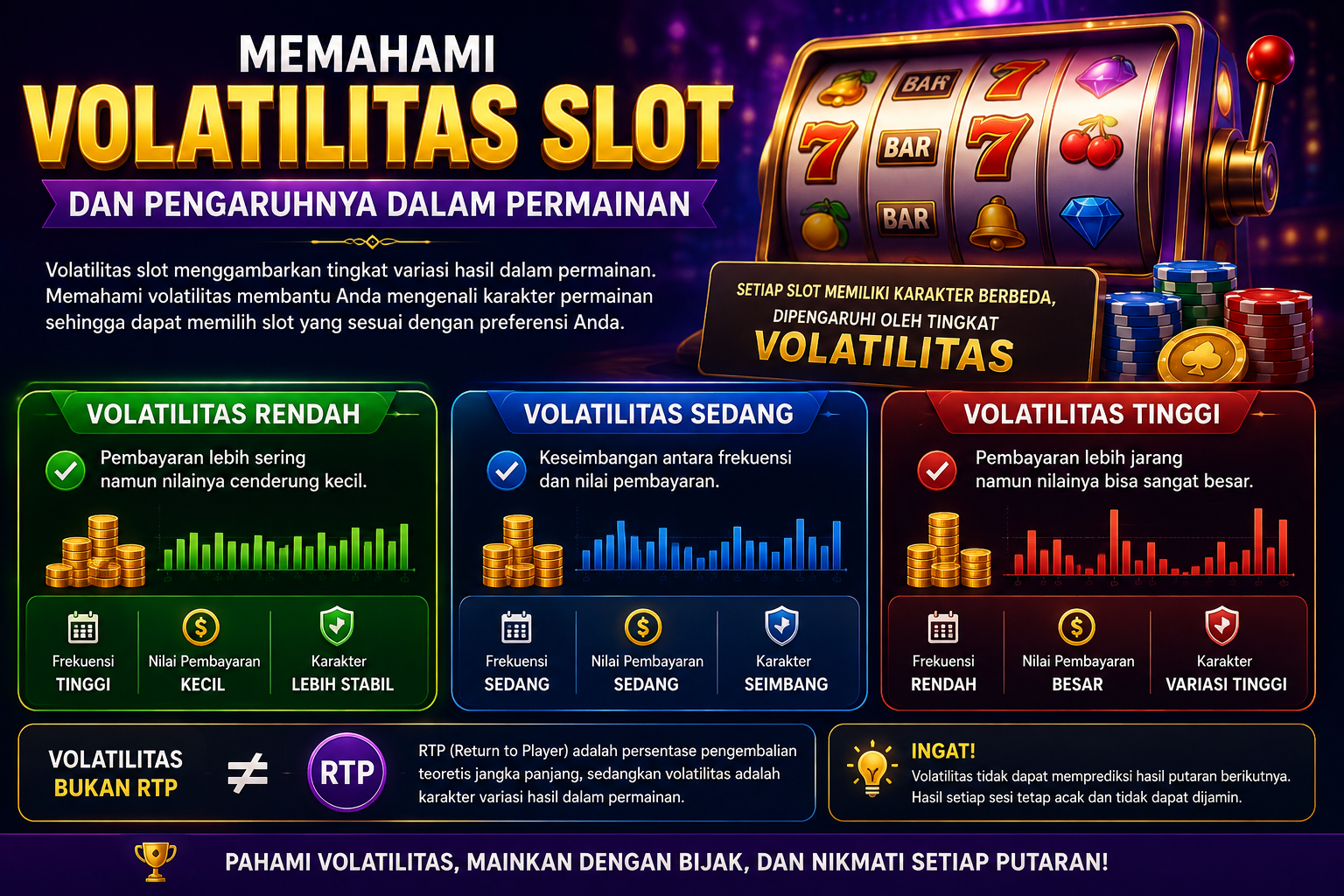 Memahami Volatilitas Slot dan Pengaruhnya dalam Permainan