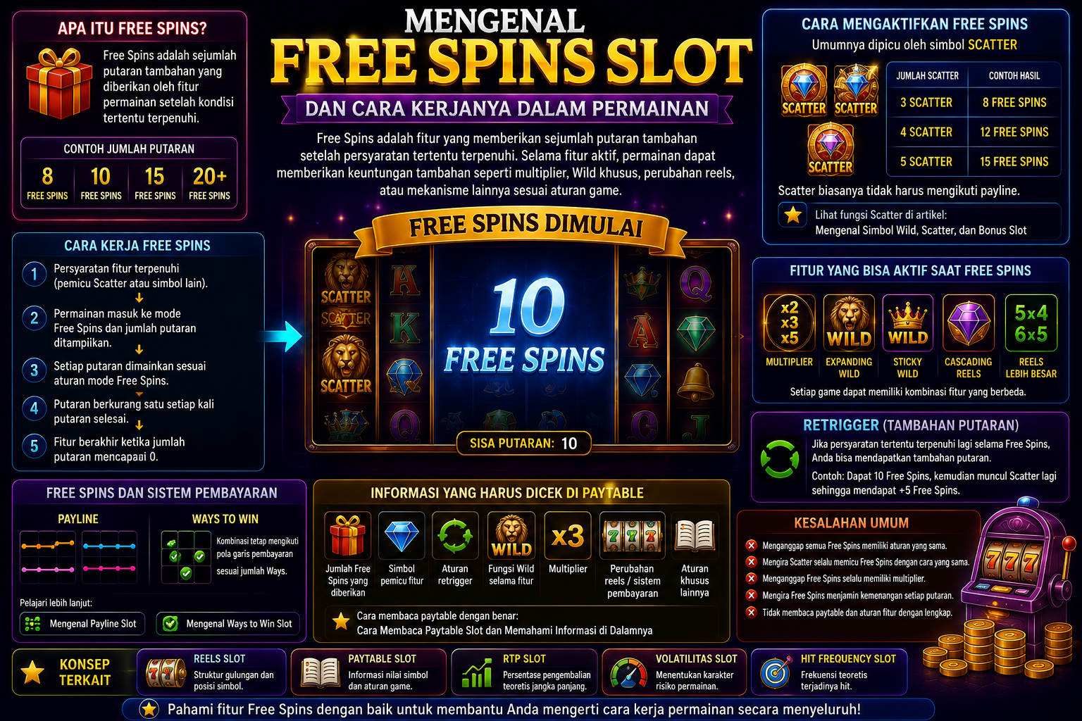 Mengenal Free Spins Slot dan Cara Kerjanya dalam Permainan