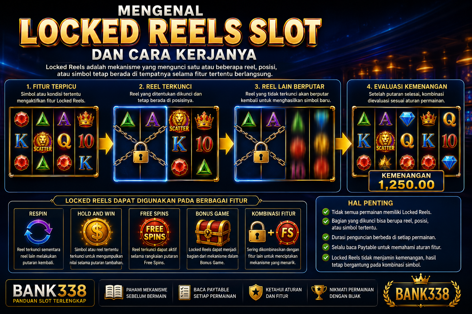 Mengenal Locked Reels Slot dan Cara Kerjanya dalam Permainan