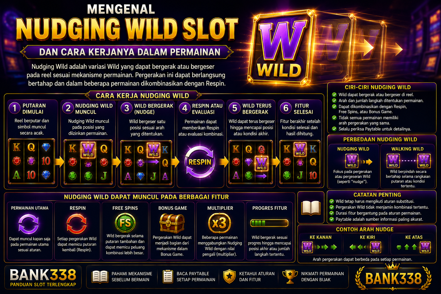 Mengenal Nudging Wild Slot dan Cara Kerjanya dalam Permainan