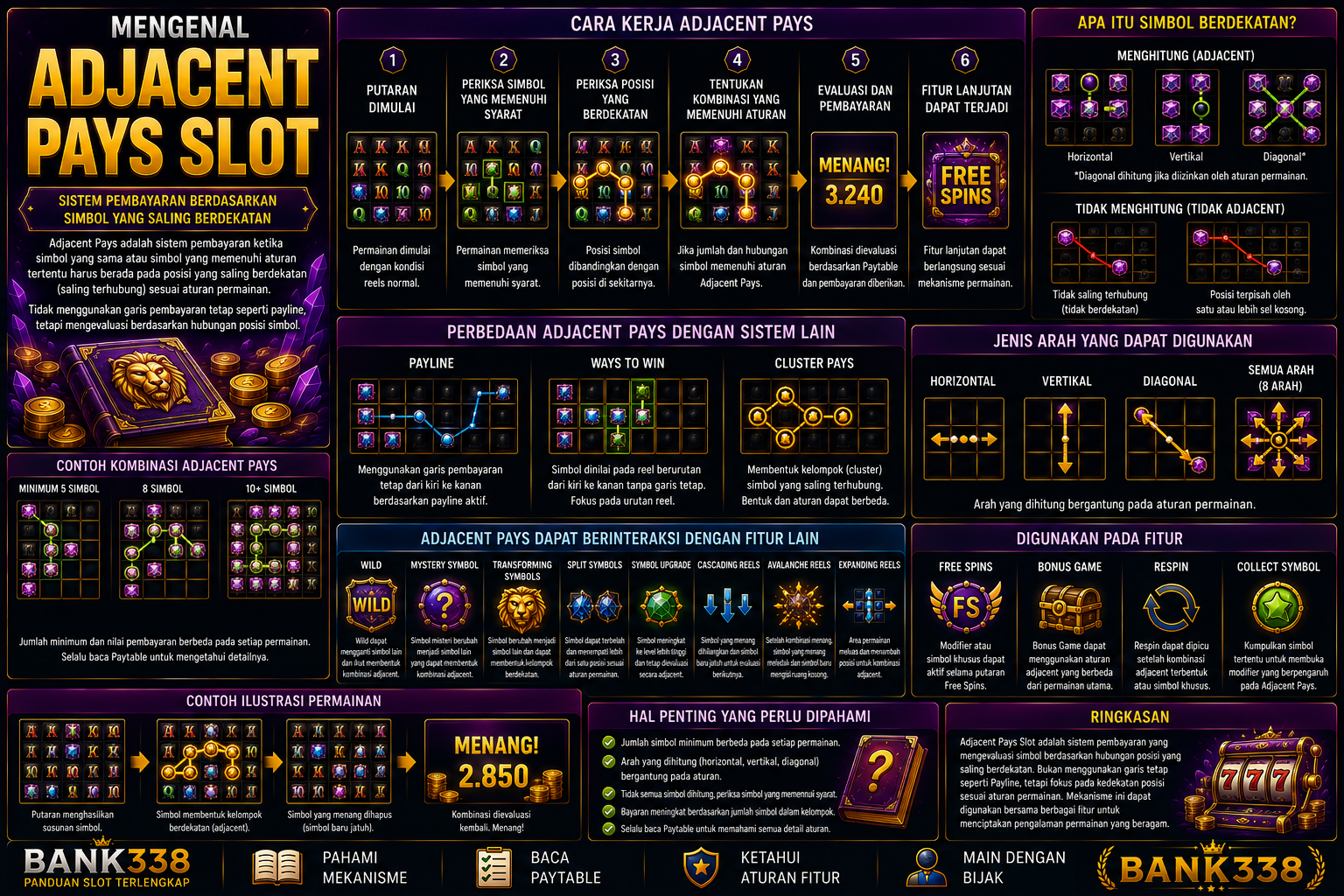 Mengenal Adjacent Pays Slot dan Cara Kerjanya dalam Permainan