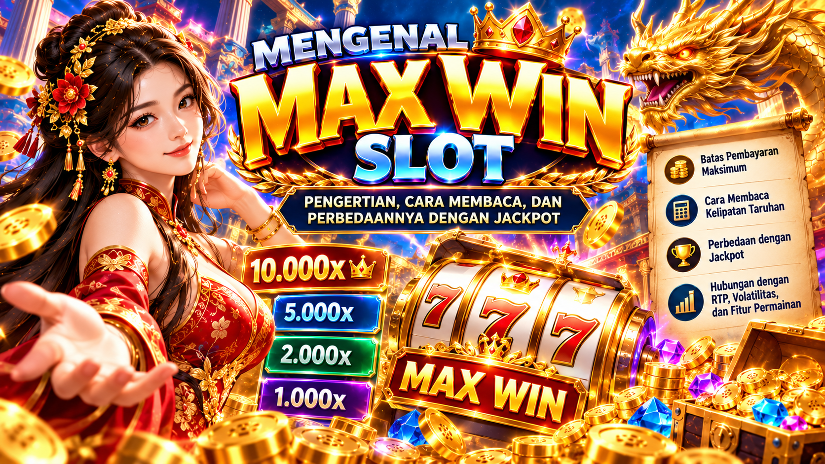 Mengenal Max Win Slot: Pengertian, Cara Membaca, dan Perbedaannya dengan Jackpot