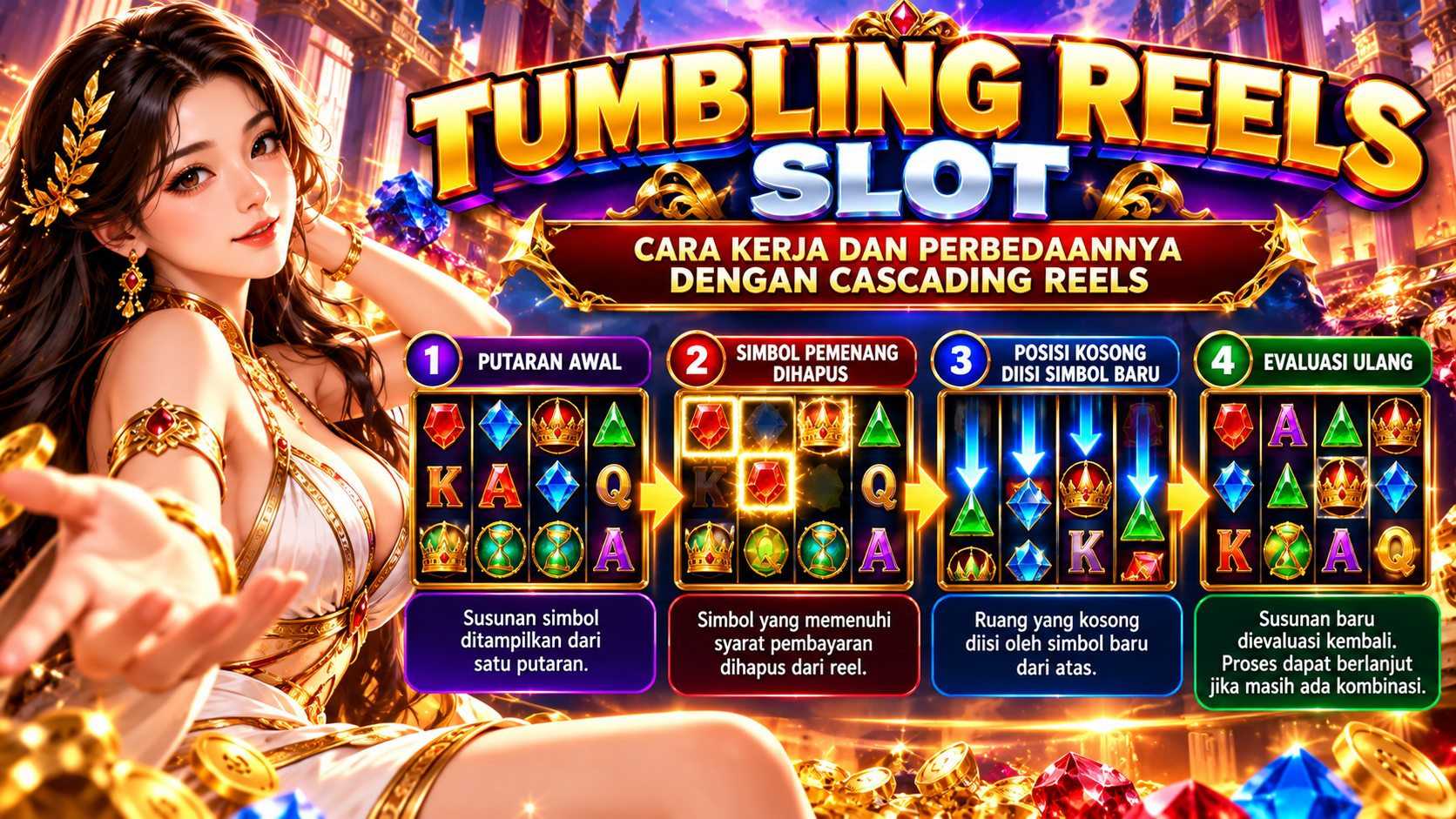 Mengenal Tumbling Reels Slot: Cara Kerja dan Perbedaannya dengan Cascading Reels